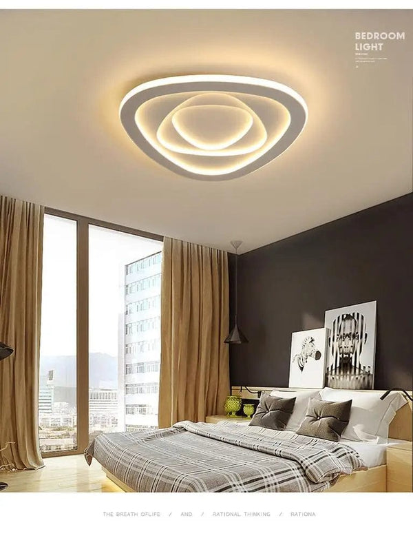 Minimalist Elegance: Wholesale Nordic Modern LED Ceiling Lamps for Contemporary Bedroom Lighting