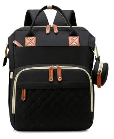 Chic and Tech-Savvy: Fashion Embroidery Diaper Bag with USB Charger for Moms on the Move