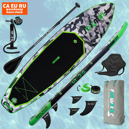 Conquer the Waves: Discover the Ultimate 11' Black Inflatable Paddle Board for Thrilling Water Adventures