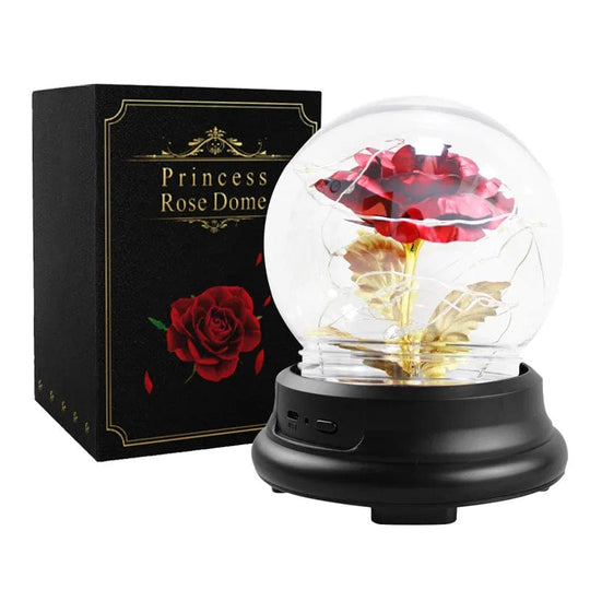 Forever in Bloom: Home Decor Valentine Rose Lamp Gift - LED Light String Perfection