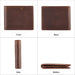 Vintage Durability: RFID-Protected Men's Cowhide Leather Wallet for Everyday Carry