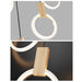 Luxurious Illumination: Gold Circle Pendant Lights - Modern Ceiling Decor for a Touch of Luxury