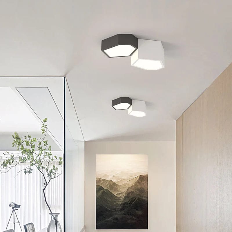Irregular Polygon Combination Lamps - Modern Minimalist Design Perfect for Aisle, Bedroom, and Living Room Ceiling Lighting