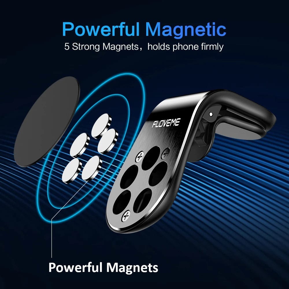 Hands-Free Driving: Car Air Vent Clip Support for Magnetic Mobile Phone Mount