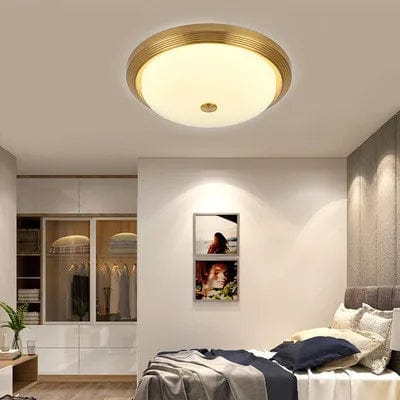 Nordic Gold Black LED Ceiling Dome Light for Modern Living Spaces