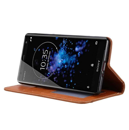 Smart and Stylish: Leather Case for Sony Xperia 5/10/XZ2/XZ3/4XL with Wallet & Card Slots