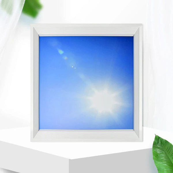 Sky Blue Sophistication: LED Ceiling Panel Lamp - Smart Control for Modern Office Decoration