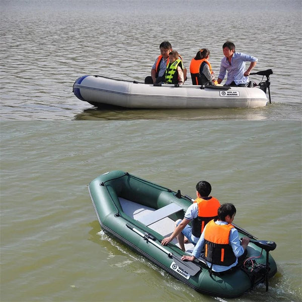 Rowing Adventure for All: Explore Waters with Our Inflatable PVC Boat and Free Accessories