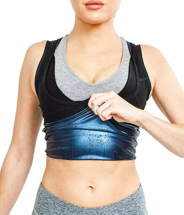 Intensify Your Workout: Men and Women Waist Trainer Neoprene Sauna Vest for Compression Fitness