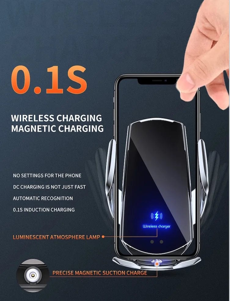 Drive Charged: Qi Wireless Charger and Car Air Vent Mount Holder for Ultimate Convenience