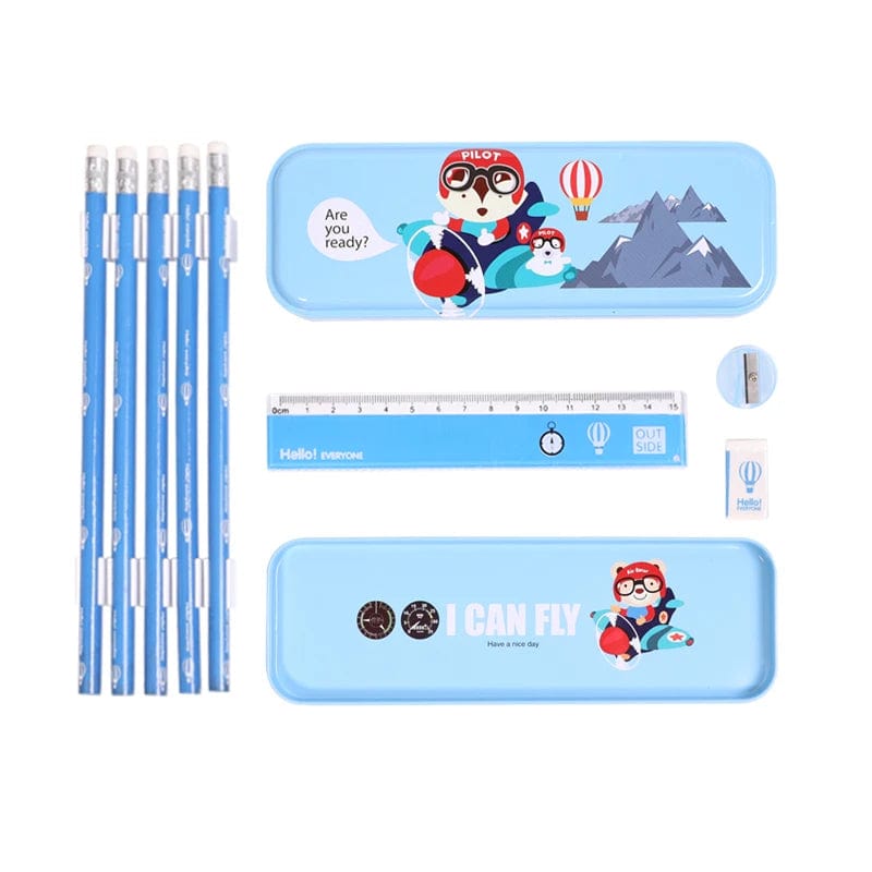 School Supplies Set Children: Children's Cartoon Stationery School Supplies Set