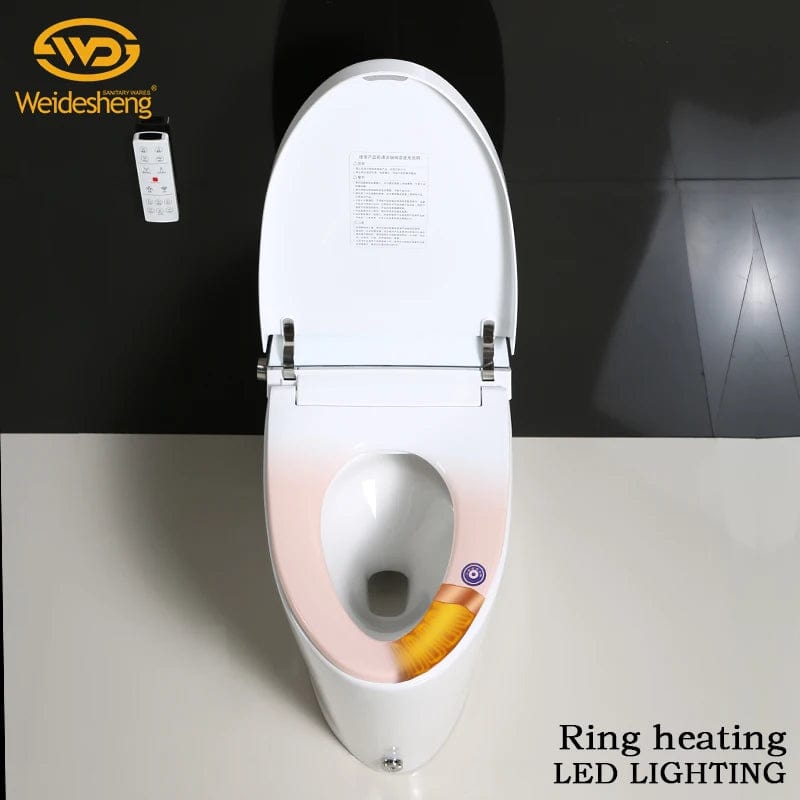 Intelligent High-Tech Automatic Flush Water Closet Toilet