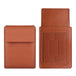 PU Leather Sleeve Case For Laptop Leather Stand Cover Portable Notebook Protector Bag