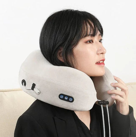 Cervical Massager with Memory Foam Support Pillow