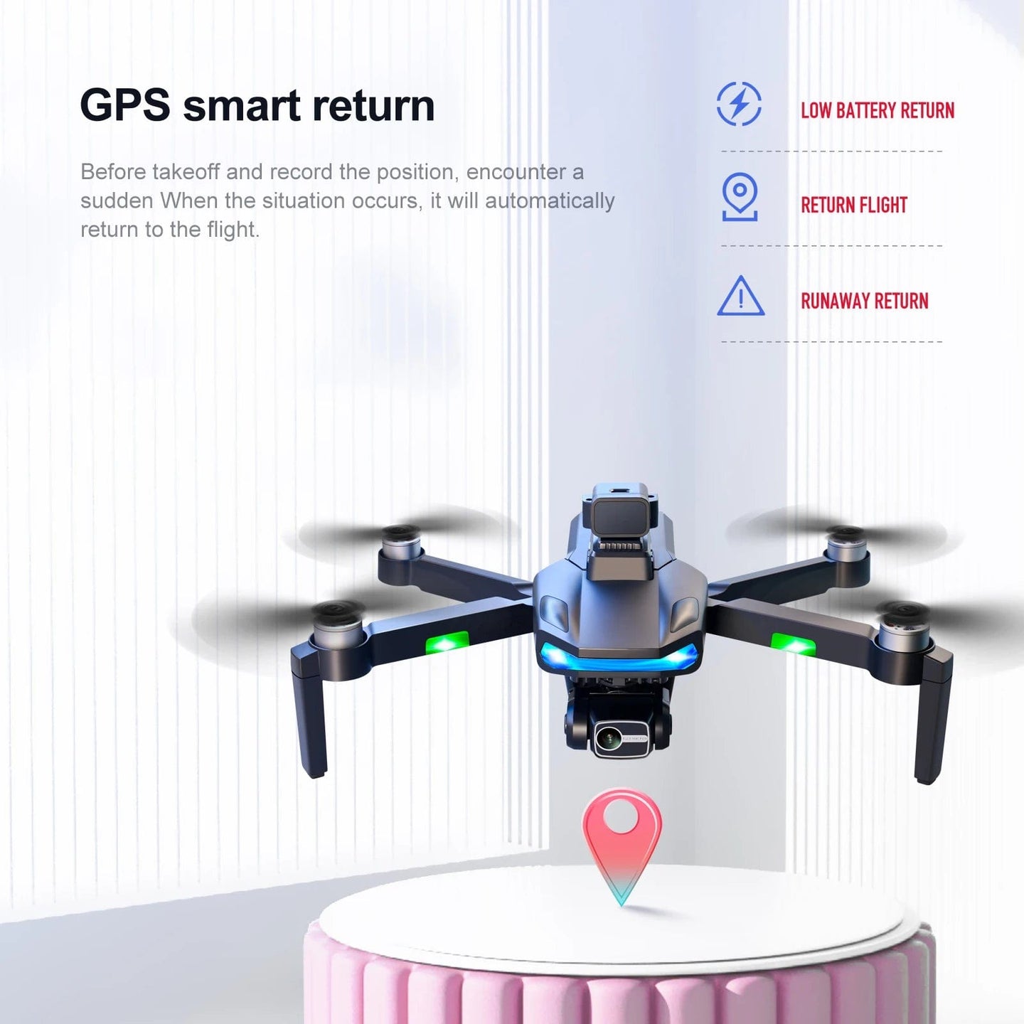 Precision Flight, Stunning Imagery: Experience the Future of Drones with Three-Axis Gimbal Technology