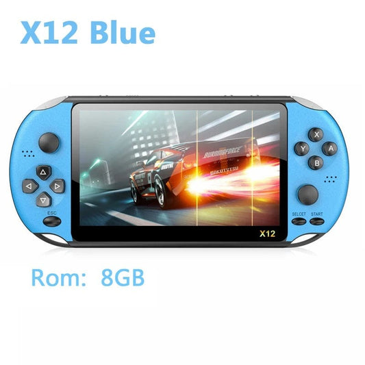 Revive the Classics: Colorful Screen Retro Game Human Race 128Bit Handheld Host Machine - x12 Play Game Console