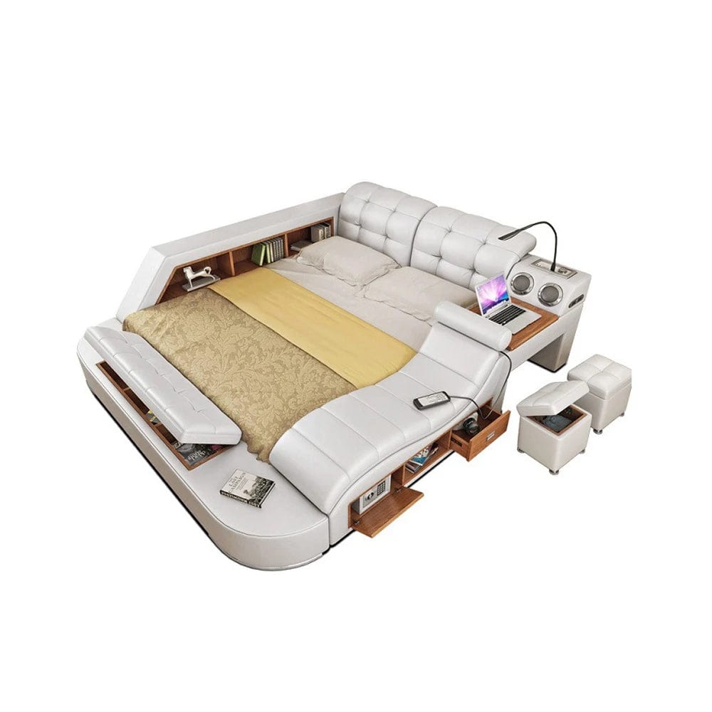 Multifunction Massage Tatami Bed with USB Charge and Speaker