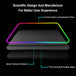 RGB Gaming Mouse Pad - Waterproof RGB Gaming Mouse Pad for Ultimate Performance