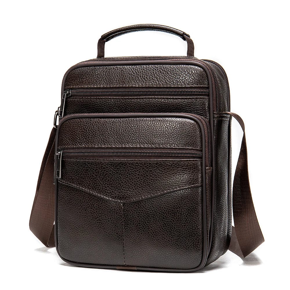 Style Redefined: Discover the Luxury of Leather in our Designer Men's Shoulder Bags