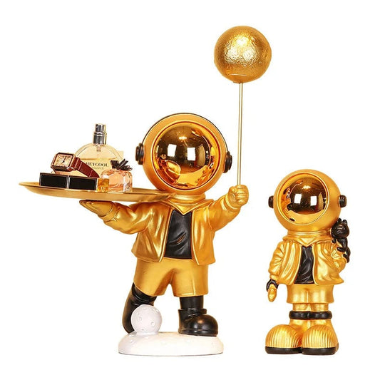 Reach for the Stars: Nordic Modern Astronaut Sculpture for Captivating Home Decor