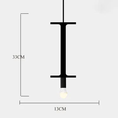 Interior Decoration Living Room Holiday Lighting Ceiling Lamps E27 Base Alphanumeric Symbols Modern Chandelier Lights