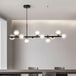 Stylish Illumination: Hanging Pendant Lamp - LED Chandelier for Kitchen, Living Room, and Dining Hall