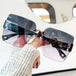 Trendy Luxury Sunglasses for Women - Square Style from a Renowned Brand