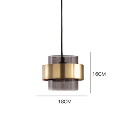 Hotel bedroom bedside lighting modern brass chandelier glass pendant light for bedroom lamp