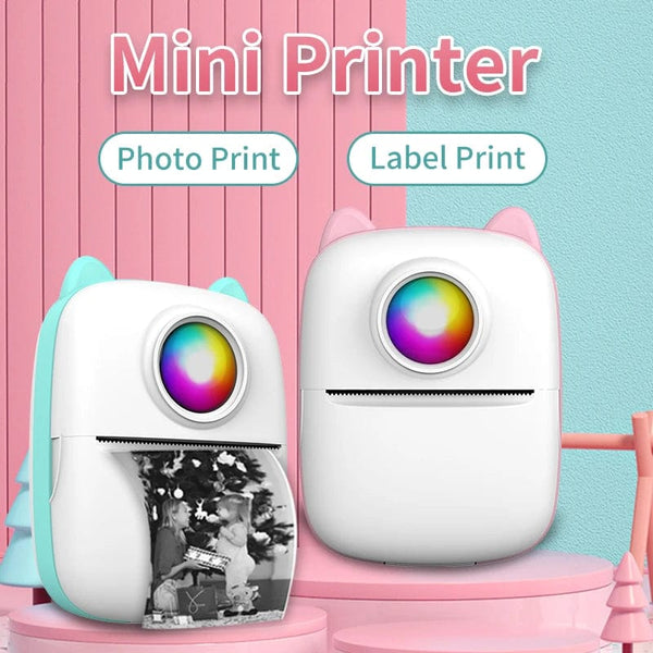 Instant Prints Anywhere: Digital Photo Thermal Label Printer – Your Portable Printing Companion