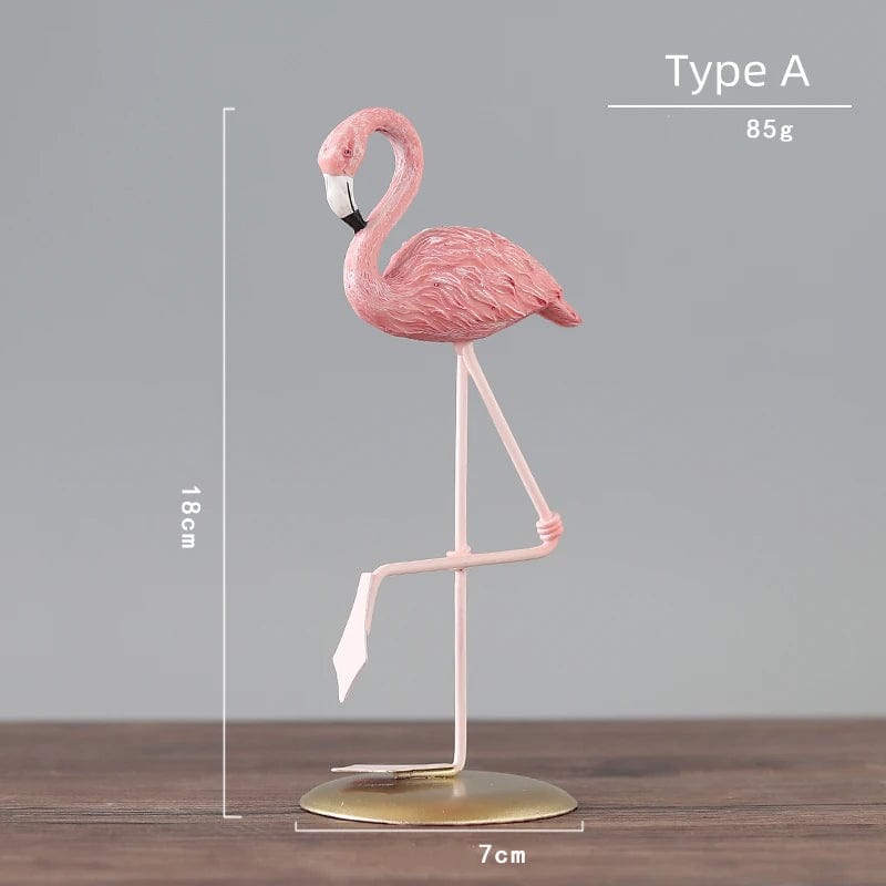 Nordic Flair: Elevate Your Space with Ins Style Resin Flamingo Decor for Family Bliss