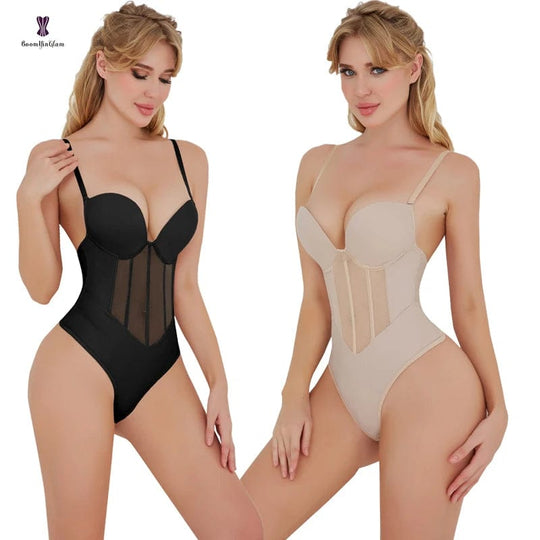 Flaunt Your Curves: Butt Lifter and Tummy Control Magic in our One-Piece Body Shaper