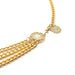 Multi-Layer Gold Color Waist Chain Belt - Fashion Hiphop Alloy Metal Belly Chain Dress Body Belt for Women.