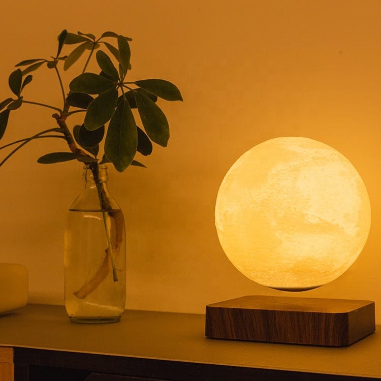 Elevate Your Space with the Levitating Mars Floor Lamp - A Modern Wooden Corner Table Lamp