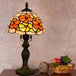 Nostalgic Radiance: 20CM Retro Tiffany Stained Glass Lamp for Creative Charm