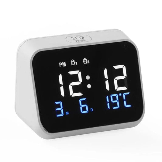 Q5 Multi-Function LED Desk Clock: Adjustable Time, Date, and Temperature Display