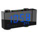 LED Projection Alarm Clock: Digital Table or Wall Clock with Radio Functionality