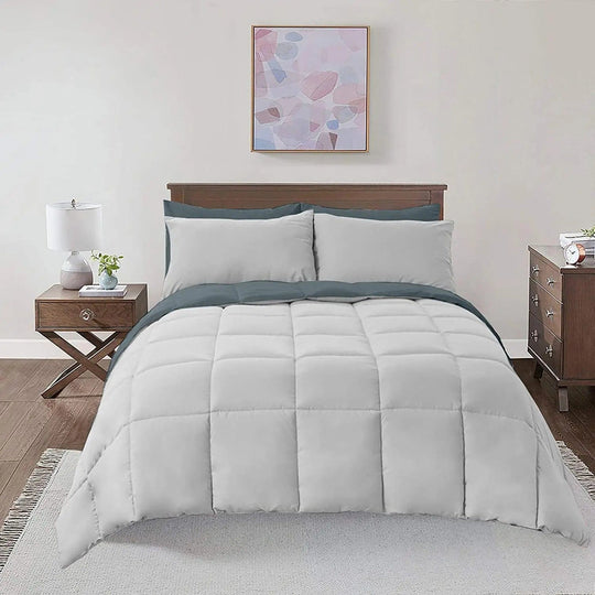 White Hotel Quilt with Microfiber Filling – Your Ultimate Comfort Haven