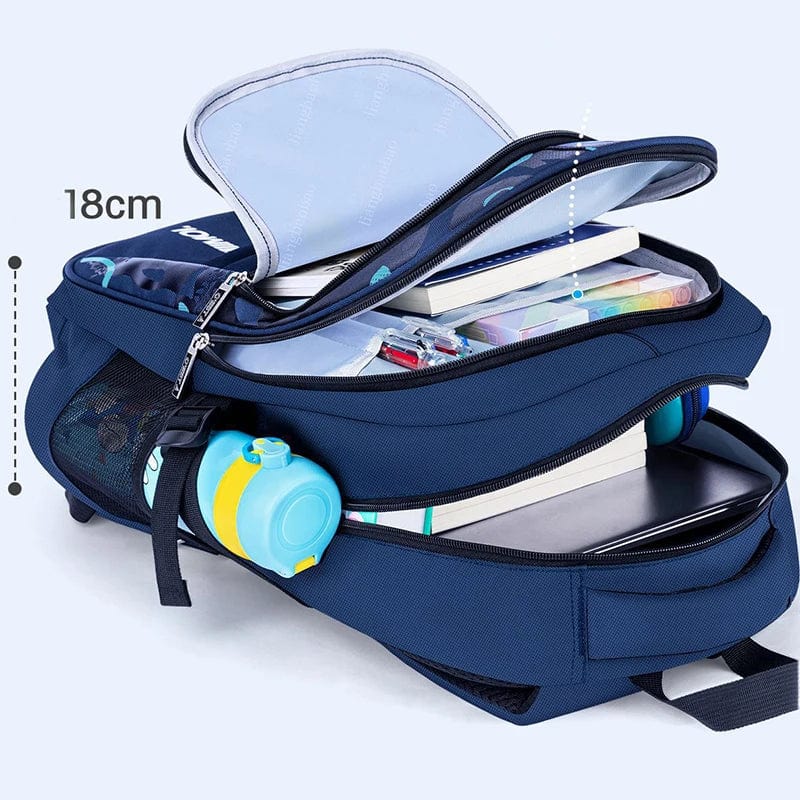 School Backpack & Book Bags: School Bag and Stationery Set for Boys and Girls