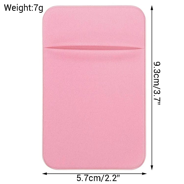 Smart and Stylish: Slim Microfiber Stretch Card Sleeves for Phone Credit Card Holder