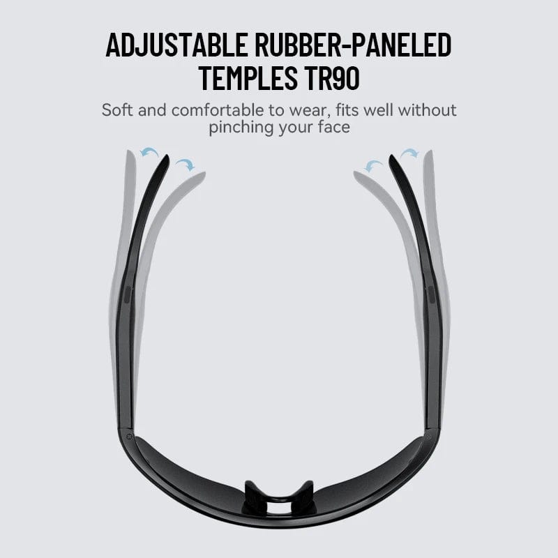 Wireless Bluetooth Smart Audio Glasses: Unisex Polarized Sport Sunglas