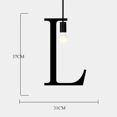 Interior Decoration Living Room Holiday Lighting Ceiling Lamps E27 Base Alphanumeric Symbols Modern Chandelier Lights