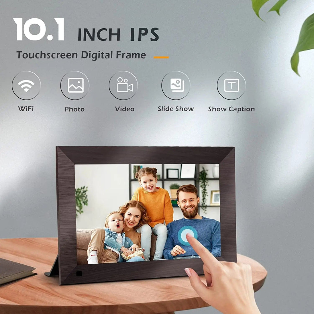 Touch of Memories: WiFi-Enabled Picture Frame with Frameo App - Your Digital Canvas for Photos and Videos.