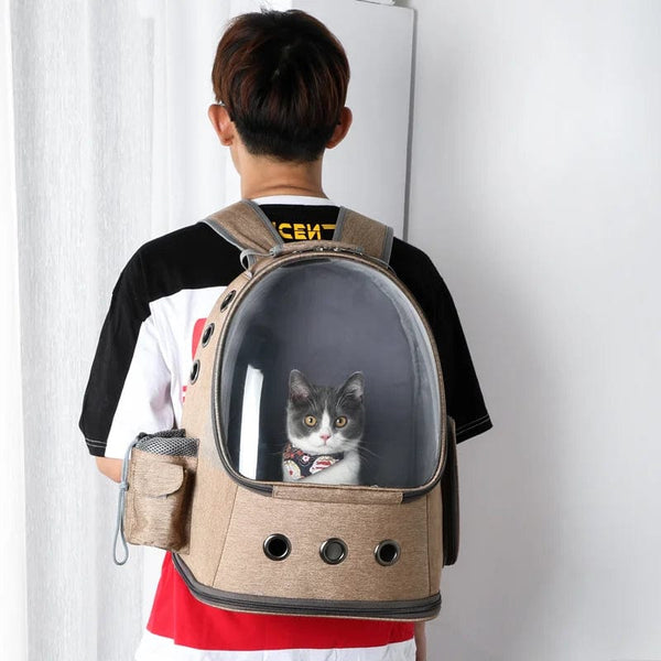 Capsule Pet Backpack for Dogs and Cats - Portable Pet Dog Carriers