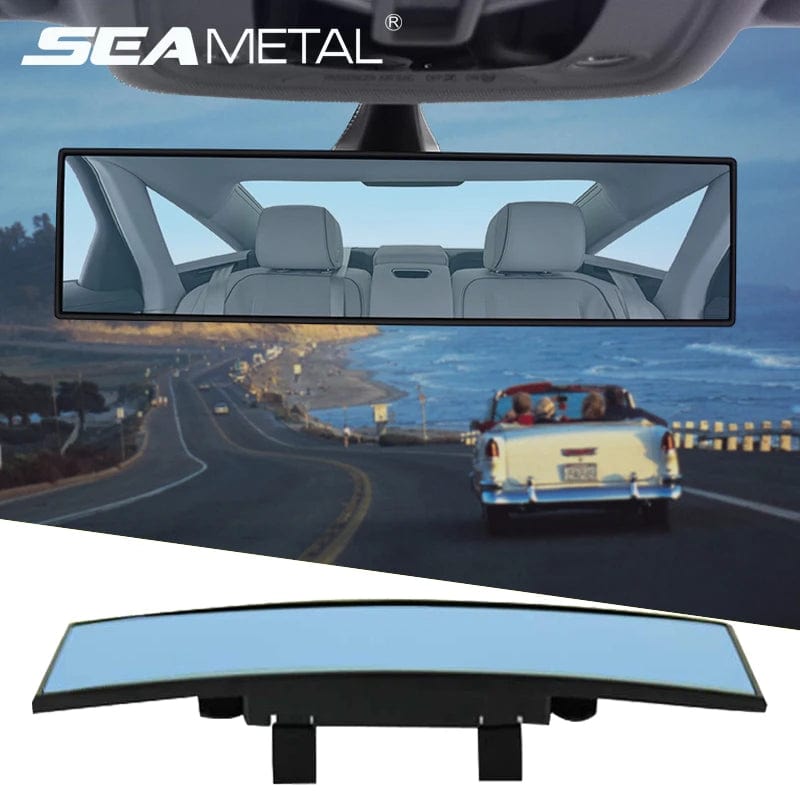Clearer Vision, Safer Drive: 300mm Auto Rear View Mirror with Anti-glare Wide-angle Surface