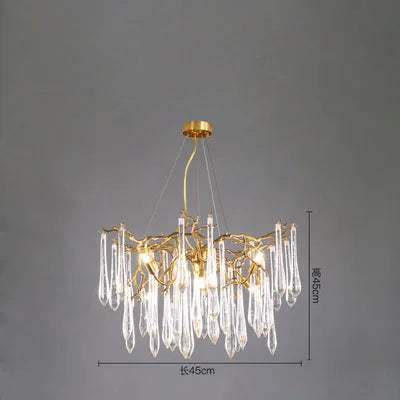 Luxury Water Drop Chandeliers: Elevate Your Living Room and Bedroom with Exquisite Ceiling Lighting