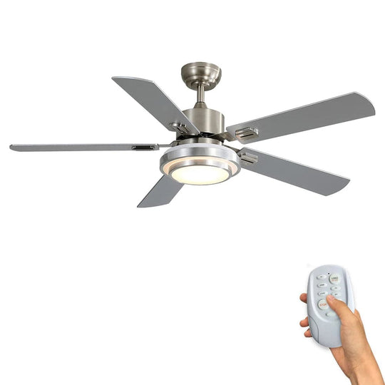 Remote-Controlled 110V AC Ceiling Fan with Light – A Stylish Upgrade for Any Room