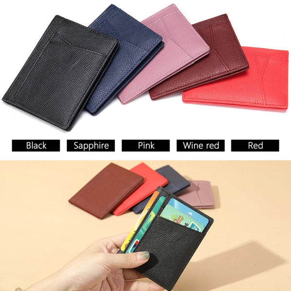 Minimalism Unisex Wallet by Marrant – Cowhide Leather, Coin Purse, and Card Holder