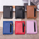 Security Meets Style: Metal Business Blocking Card Holder RFID Wallet with Soft Leather Touch