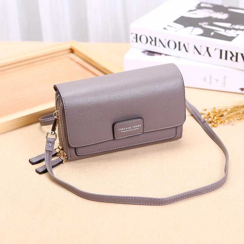 Effortless Elegance: Korean Simple Shoulder Bag for Daily Travel in PU Leather