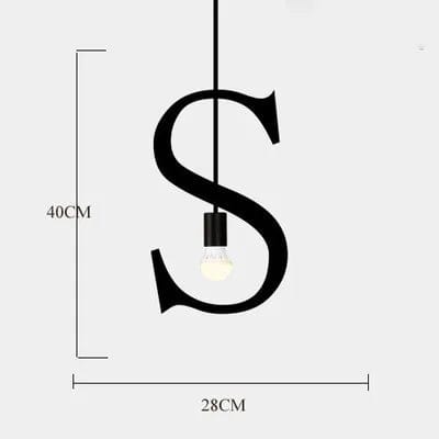 Interior Decoration Living Room Holiday Lighting Ceiling Lamps E27 Base Alphanumeric Symbols Modern Chandelier Lights